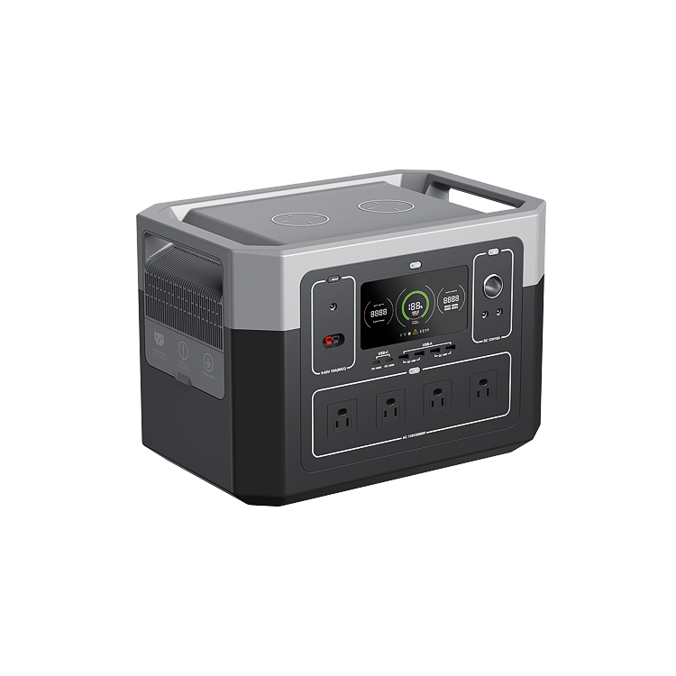 2000 W didelės galios saulės energijos generatorius, skirtas įkrauti įvairiais būdais