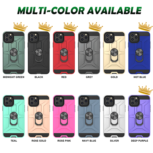 Karinio lygio apsauginis telefono dėklas su magnetiniu stovu